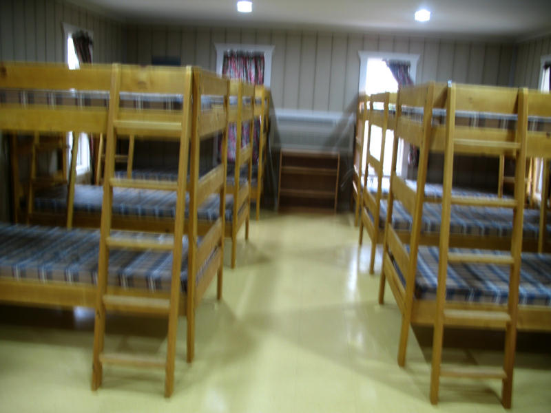 8 bunk beds and 2 full bathrooms will serve new campers.