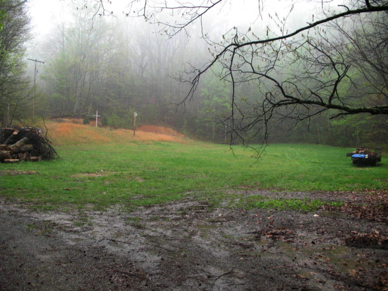 athletic field at Camp Chilhowee. Although it was a rainy, foggy afternoon, spirits were bright and warm.