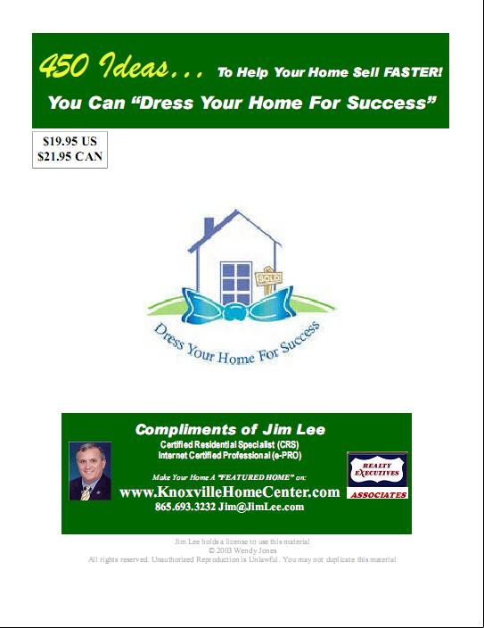 Free book to make your Knoxville TN home sell faster and for more money