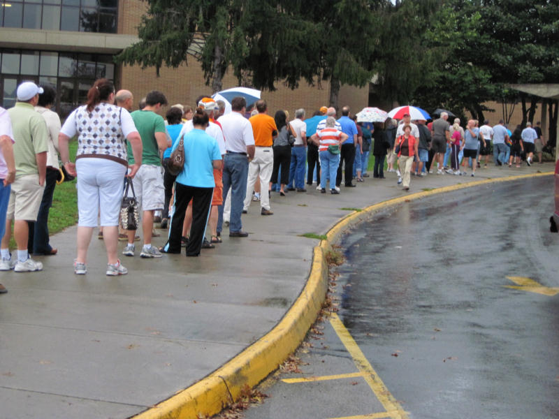 Flu Shot Saturday at Farragut High School, Knoxville, TN